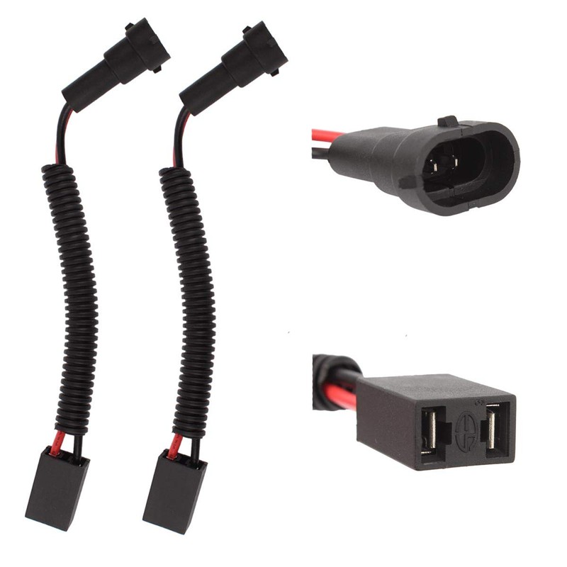 TOMALL H11 to H7 Light Blub Retrofit Wiring Harness Connector