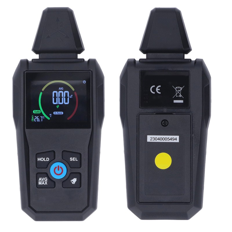 EMF Meter High Accuracy Sound Light Alarm LCD Backlit Display