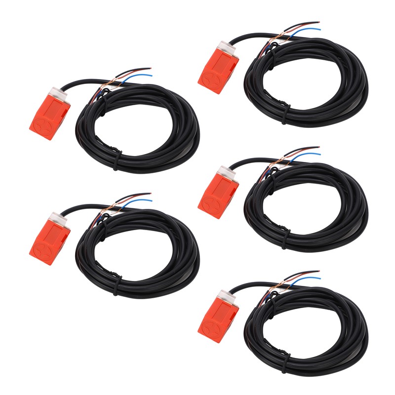 5Pcs Proximity Switch NPN Normally Open 100Hz Response Frequency IP65
