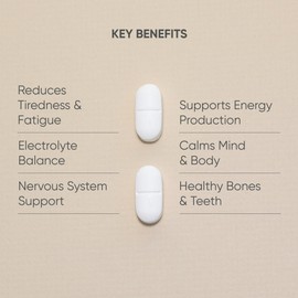 Nutri Advanced Magnesium Glycinate - for Sleep, Relaxation, Muscle Recovery & Energy - Easy to Swallow, Optimal Absorption & Digestion - 60 Coated Tablets