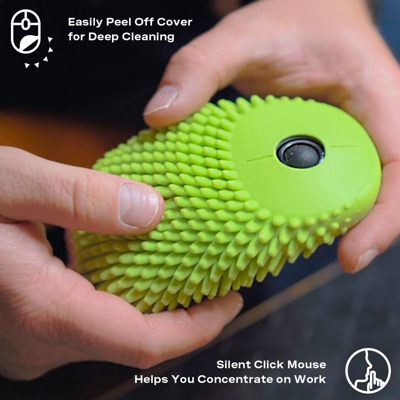 Fidget Computer Mouse, Cute Wireless Mouse - Hoglet Perfect Fidget