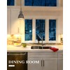 COTTMIC Bronze Pendant Lights Kitchen Island 3 Pack, Vintage Pendant