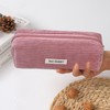 2 Pack Corduroy Pencil Case, Girls Teen Pencil Case, School