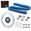 Heavy Duty O-Ring Drive Chain And Drive Sprockets Kit Compatible