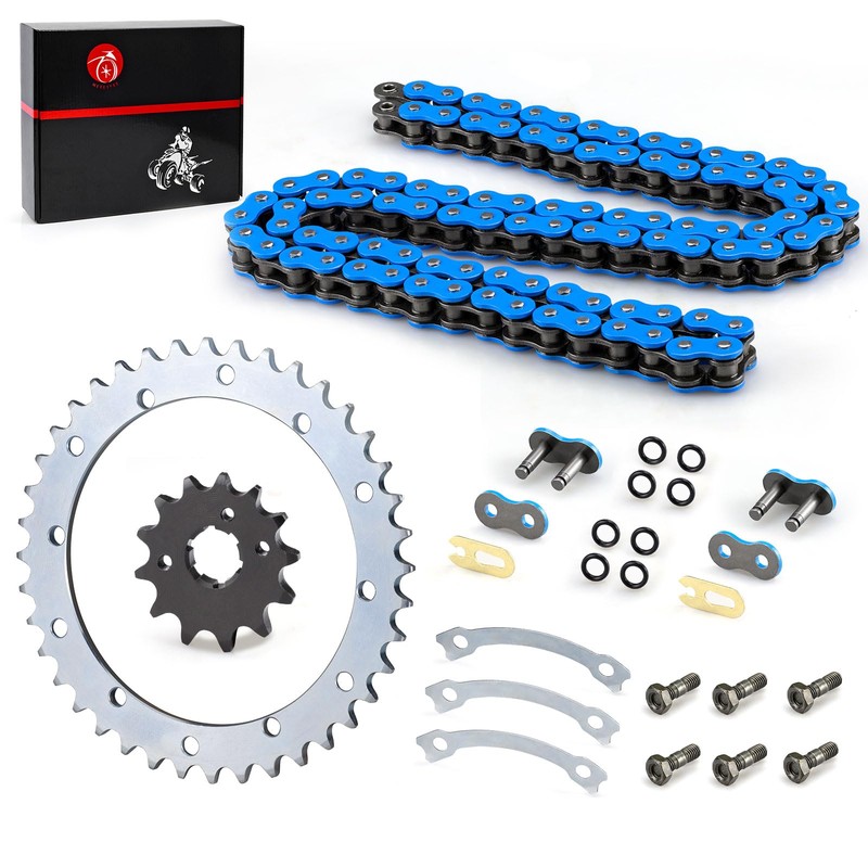 Heavy Duty O-Ring Drive Chain And Drive Sprockets Kit Compatible