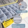 Aventik Waterproof Fishing Tackle Box Organizer with Removable Dividers Sturdy