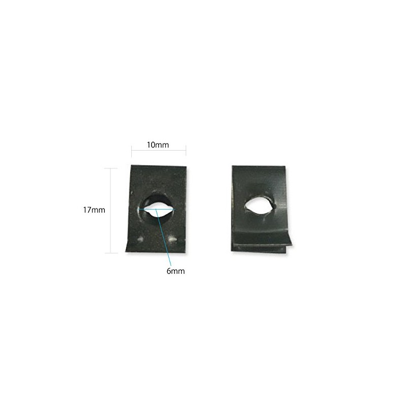 Steel Clip Nuts for Self Tapping Screws MM50-0234 Pack of