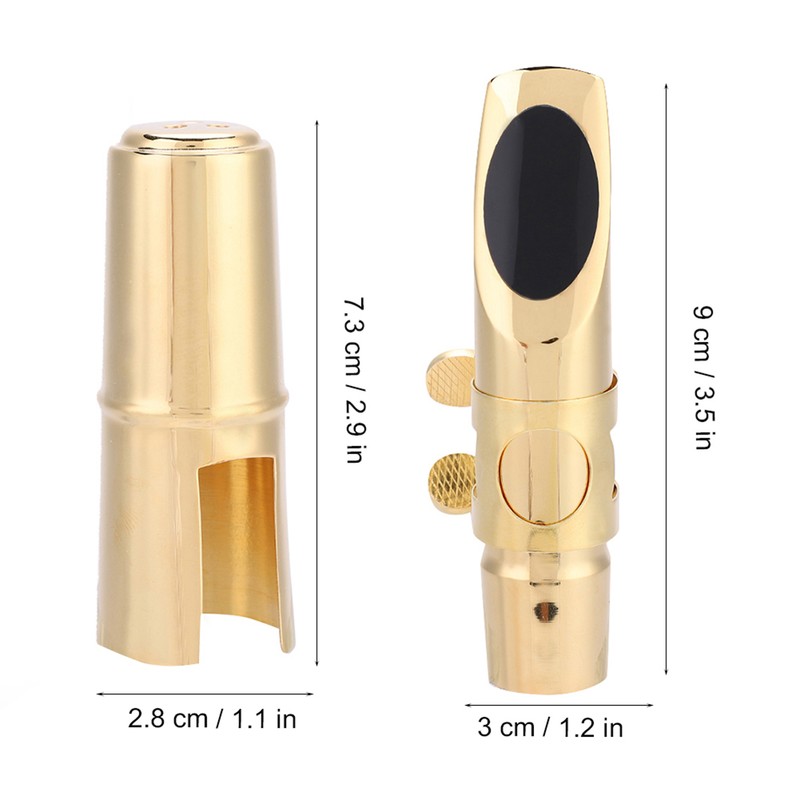 Eb Alto Sax Saxophone 8C Mouthpiece with Cap Pads Musical