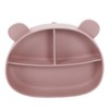 5pcs Baby Feeding Kit Food Grade Silicone Bear Design Plate