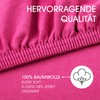 CelinaTex Lucina Fitted Sheet Cotton 90x200-100x200 cm pink