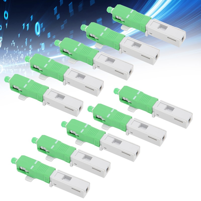 10Pcs Fiber Optic Quick Connector Embedded SC/for APC Fast Cold
