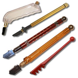 Kent 5 Mixed Large and Small Head, Oil-Fed Carbide Wheels Quality Glass Cutters