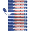 edding 360 Whiteboard Markers - Blue - 10 Whiteboard Pens