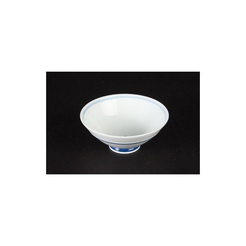 Hasamiyaki 99267 Yumeji Rice Bowl, Medium, Blue
