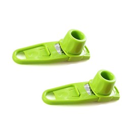 Garlic Grater Easy Grater Garlic Grater Slicer Cutter Practical Kitchen Accessories (Green) Pack of 2