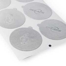 RECAPS Tapas de aluminio para café expreso Sellos de aluminio Cápsulas reutilizables compatibles con Nespresso pero no compatibles con Vertuolina (tapas de 240 piezas solamente) 37 mm de diámetro