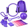 13-Piece Pilates Exercise Kit for Home Workouts – Portable Ball