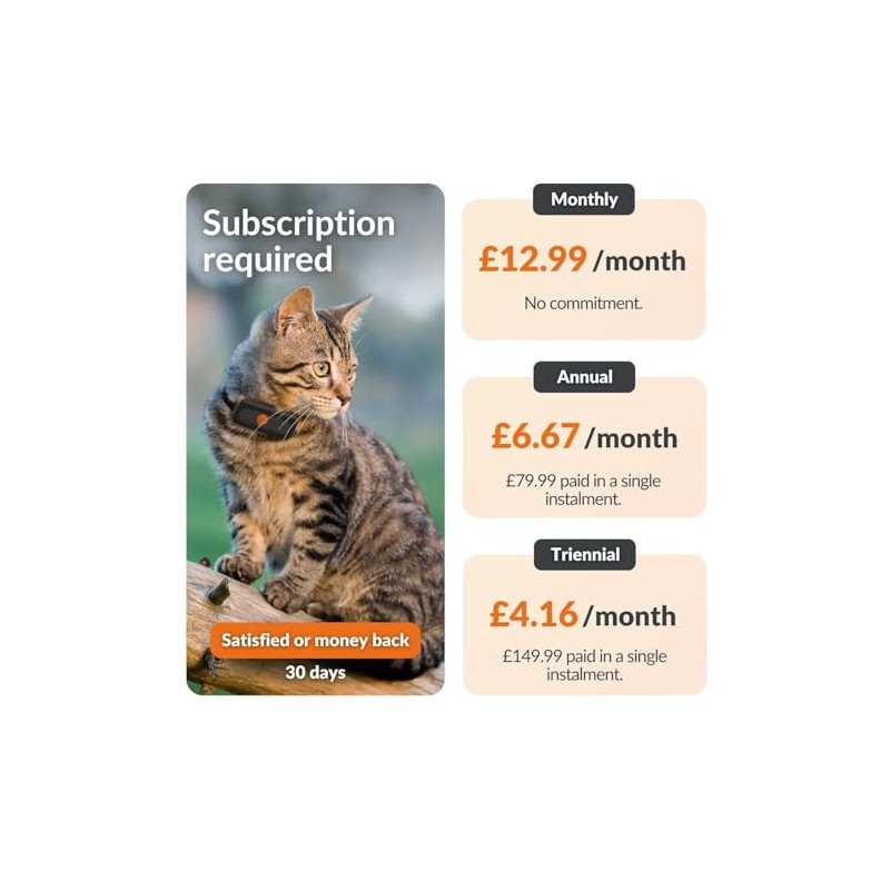Weenect Weenect Cat XS - NEW GPS Tracker for Cats