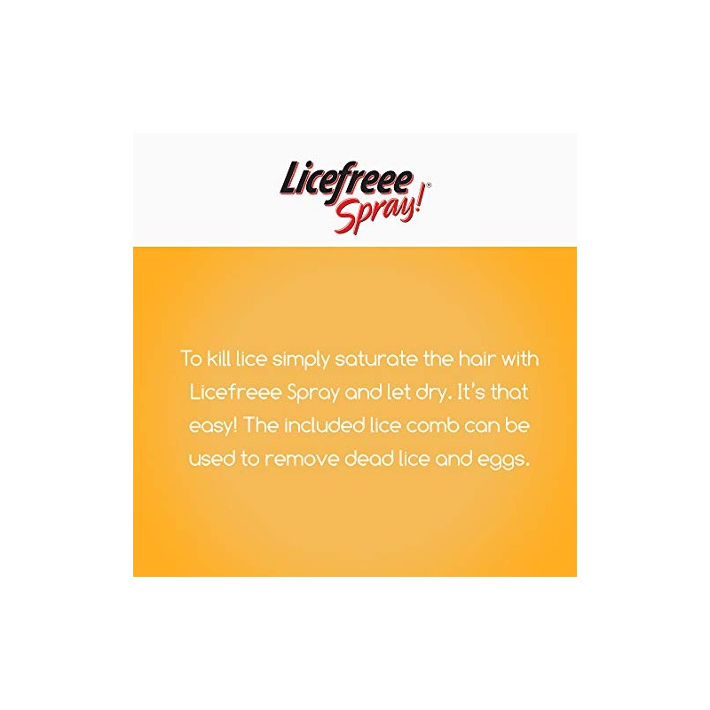 Licefreee Spray! Tec Labs Head Lice Spray - Includes Professional