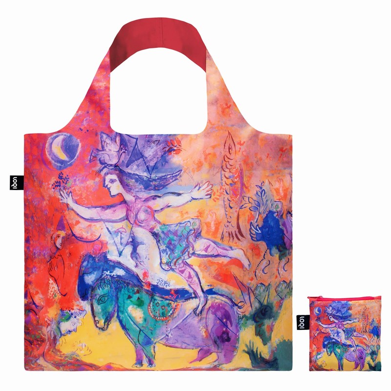 LOQI Chagall Circus Recyclable Folding Fashion Low Key Eco Bag