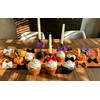 Dark Mix Mini Bows 2 Inch for Hallowmas Gift Wrapping