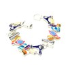 Arras Creations MULTI EPOXY BEAUTY THEME CHARM CLOSURE BRACELET /