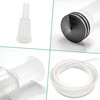 Syringe 150ml with 1m Hose, Catheter Attachment and Luer Adapter.
