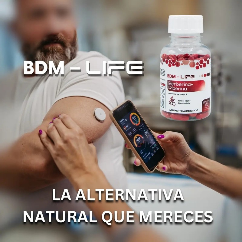 BDM - LIFE Berberina Piperina con Omega 9, Suplemento Alimenticio,
