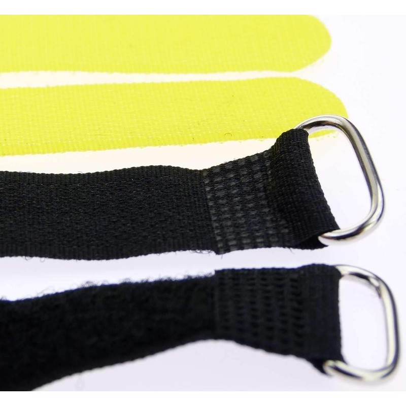 30cm x 20mm Reusable Velcro Cable Ties with Metal Eyelet