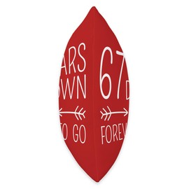 67th Wedding Anniversary Gift 67 Years Down Forever to Go 67th Husband Wife Anniversary Throw Pillow, 18x18, Multicolor