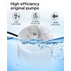 Cat Water Fountain Pump, GIOTOHUN Cat Fountain Replacement Pump, Ultra-Quiet