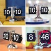 Digital Flip Down Clock Retro Minimalist Single Foot Mechanical Auto