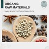 Soeos Organic White Pepper Ground Fine 4oz (113g), Non-GMO, Organic,