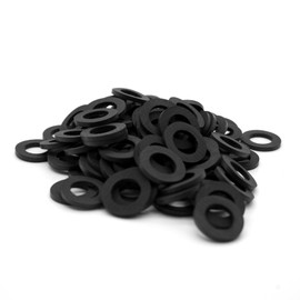 DOJA Barcelona Racor Flat Gasket, 1/2 Inch, Pack of 50, Fountain Seal, Shower Sealing Rings, Tap Seal, Sink Flat Seal, Sanitary Seal, Sink Rubber Seal