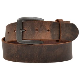 3D 1 1/2" Brown Men's Western Basic Belt
