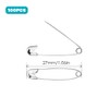 Safety Pins in 100 packs,Sliver Safety Pins for Clothes,27mm Nickel