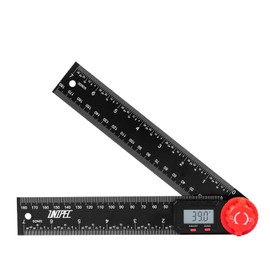 UNIPEC Digital Angle Finder Protractor, Angle Finder Ruler, 7inch 200mm 7inch/200mm, Angle Measuring Tool for Woodworking,Carpenter,Construction,DIY Measurement