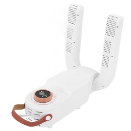 Shoe Dryer Electric Timing Constant Temp Boot Warmer with Folding Rack, 360 Degree Shoes Drying Machine for Sneakers Boots Gloves(US 110V)