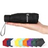 Compact Travel Umbrella Black Folding