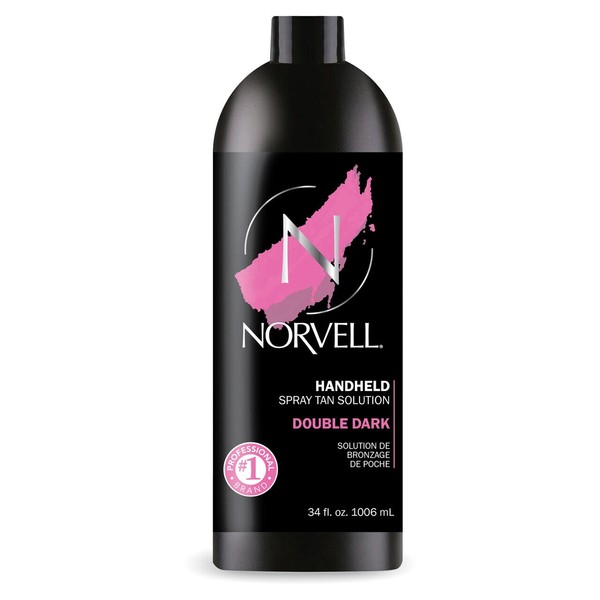 NORVELL DOUBLE DARK SUNLESS AIRBRUSH SPRAY TAN SOLUTION 33.8 oz . Exp Date 12/23