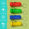 THE TWIDDLERS - 24 Mini Torch/Flashlight Keychains - Assorted Colours