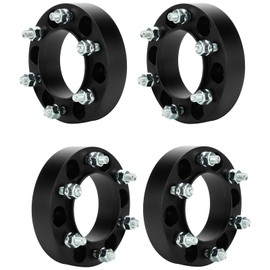 6x5.5 2 inch (50.8mm) Hubcentric Wheel Spacers for 1996-2022 Toyota 4Runner, 2001-2007 Sequoia, 2002-2022 Tacoma, 6x139.7mm Wheel Adapters with 12x1.5 Studs 106mm Bore for Lexus GX460 GX470, Set of 4