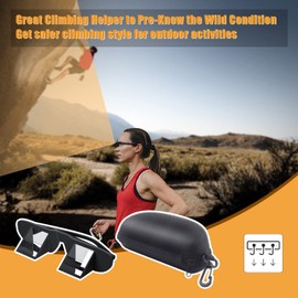 okcsc Belay Glasses Climbing Glasses upside 90 Angle Glasses for Outdoor Rock Climbing Hiking Activities