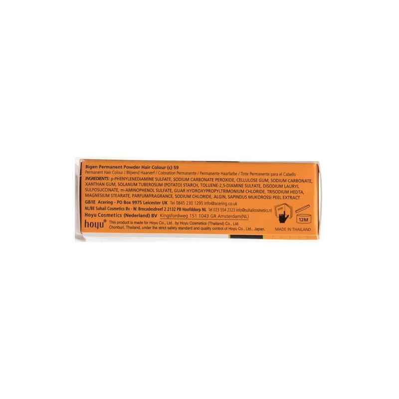 Bigen Oriental Black Hair Color #59 1kit (Pack of 2)