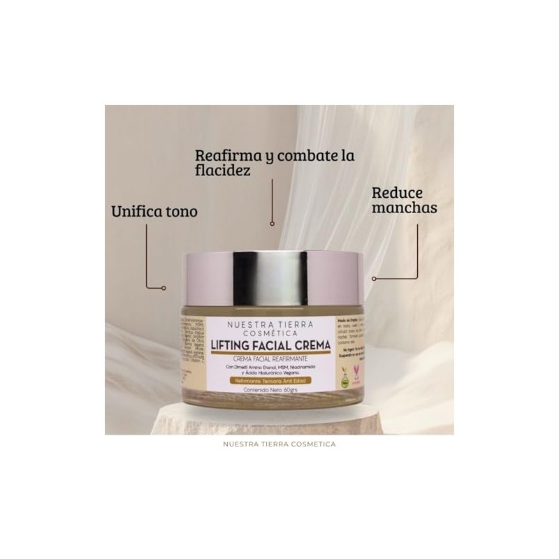 Lifting facial crema reafirmante y tensora