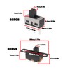 EMSea 80pcs SS12D10 SS12F15 High Knob Vertical Slide Switch SPDT