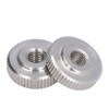 Knurled Thumb Nut 304 Stainless Steel Knurled Flat Head Through