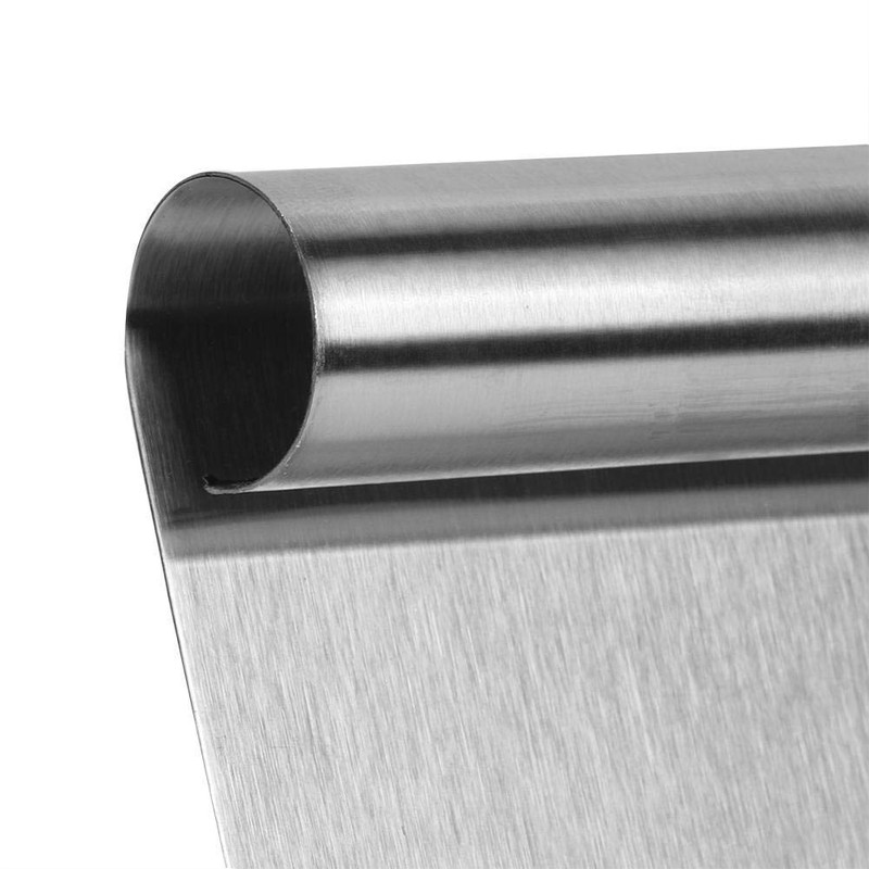 2Pcs Dough Scraper Stainless Steel Scale Pastry Cutter Dough Scraper