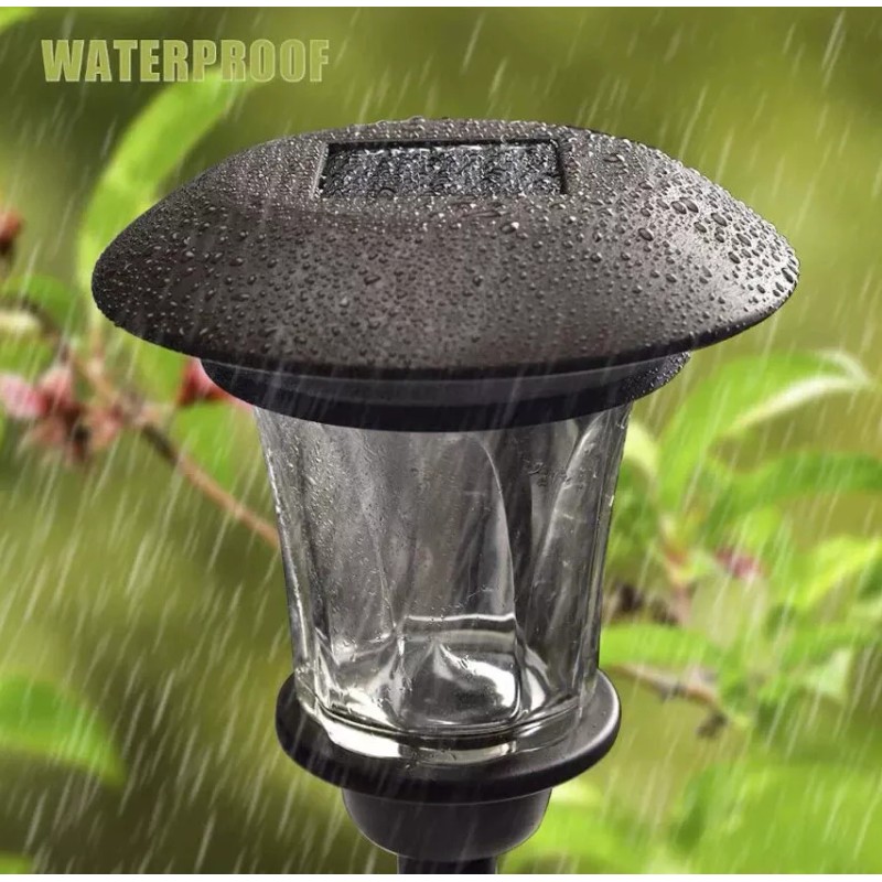 SmartYard Solar LED Large Outdoor Pathway Lights / 8 Pack