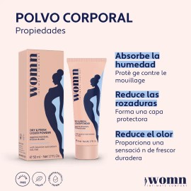 Womn Intimate Comfort Polvo Líquido Dry & Fresh Para Mujer